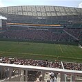 Das Mosaic Stadium während eines Fußballspiels im Oktober 2018