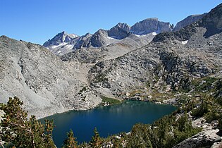 Ruby Lake from Mono Pass Trail