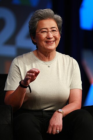 <span class="mw-page-title-main">Lisa Su</span> American electrical engineer and CEO of AMD (born 1969)