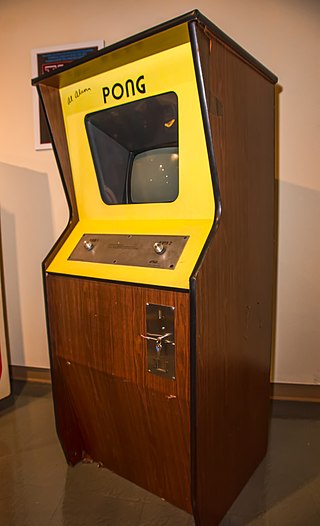 <i>Pong</i> 1972 arcade game