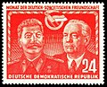 ГДР (1951): Сталин и Вильгельм Пик (Sc #93)