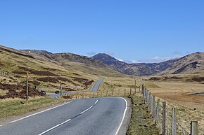 The A93 in Gleann Beag