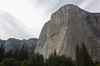 <i>The Nose</i> (El Capitan) Multi-pitch climbing route in Yosemite, US