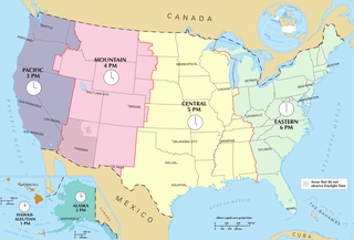 Time in the United States U.S. time zones