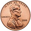 Obverse side of the Lincoln cent