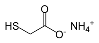 Ammonium thioglycolate Chemical compound