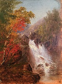 Autumn Waterfall, ~1880