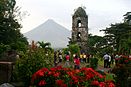 Cagsawa ruins and Mayon Volcano