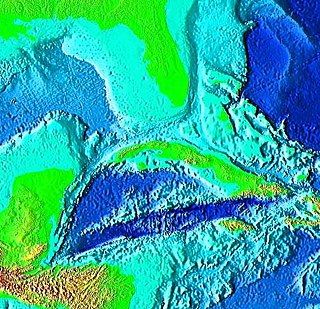 <span class="mw-page-title-main">Cayman Trough</span> Transform fault zone pull-apart basin on the floor of the Caribbean Sea