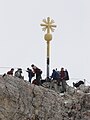 The cross on the Zugspitze, Germany's highest mountain