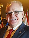 Photographic portrait of Tim Walz