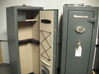 <span class="mw-page-title-main">Gun safe</span> Safe for storing firearms