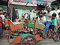 Pedal-powered bicycle/tricycle amusement ride, Jakarta Indonesia.