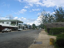 Jalan utama di Luganville