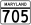 MD Route 705.svg