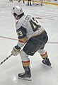 Vegas Golden Knights forward Paul Cotter during warmups prior to a game against the Washington Capitals on November 14, 2023.