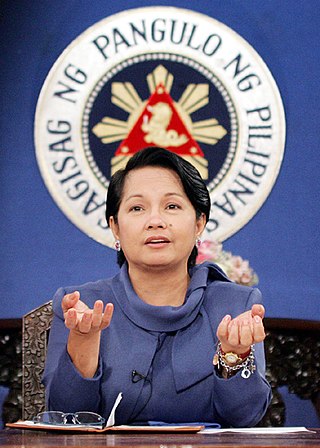 <span class="mw-page-title-main">Gloria Macapagal Arroyo</span> President of the Philippines from 2001 to 2010