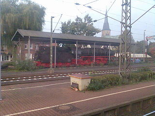 <span class="mw-page-title-main">Salzbergen station</span> Railway station in Salzbergen, Germany