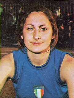 Sara Simeoni Italian high jumper