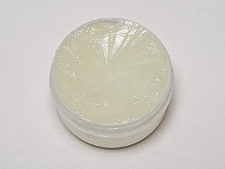 <span class="mw-page-title-main">Petroleum jelly</span> Chemical substance used as a lubricating agent and topical ointment