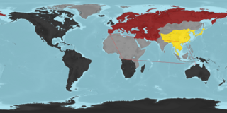 Political geography of <i>Nineteen Eighty-Four</i> Three fictional superstates in the novel 1984 by George Orwell