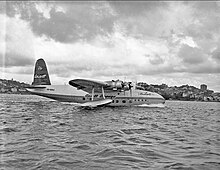 Short S.25 Sandringham de Ansett en el puerto de Sídney (década de 1950)