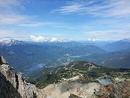 View from "Top of the World" trail in Whistler B.C., the start of a stage of the Whistler Crankworx Enduro Race. CANADAENDURO.jpg