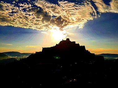 Castell de Cardona a contrallum