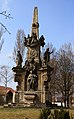 Čeština: Mariánský morový sloup v Chlumíně English: Marian column in Chlumín, Czech Republic