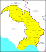 Mappa della diocesi