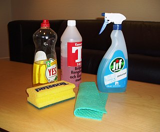 <span class="mw-page-title-main">Detergent</span> Surfactants with cleansing properties