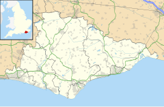 Lullington is located in East Sussex