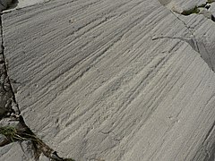 Glacial striation