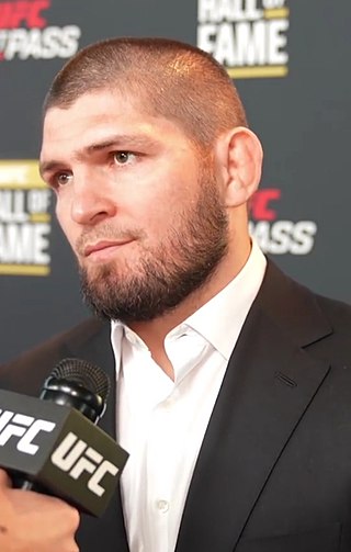 <span class="mw-page-title-main">Khabib Nurmagomedov</span> Russian mixed martial artist (born 1988)