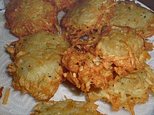 Latkes with smetana Levivot Hanukkah.jpg