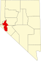 State map highlighting Lyon County