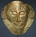 Masker van Agamemnon, doodsmasker uit Mycene, 16e eeuw v.Chr.