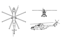 A Mi–26 háromnézeti képe