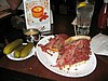 A pastrami sandwich