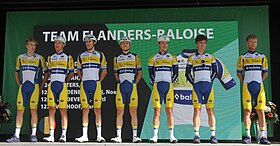 Mannschaftsfoto Team Flanders-Baloise