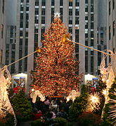 A Rockefeller Center óriás karácsonyfája