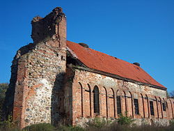 Medieval church ruins