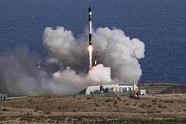 Lancering van een Electron van Rocket Lab