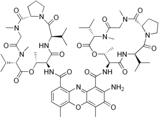 <span class="mw-page-title-main">Dactinomycin</span>