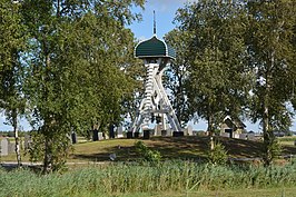 De klokkenstoel van Oldeouwer op de begraafplaats