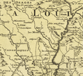 Image 27A map of the region in Louisiana, 1687 (from History of Arkansas)