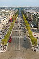 Avenue de Champs an hango daga Arc Triomphe