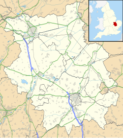 Map of Cambridgeshire showing location of St George's near Ely in East Cambridgeshire