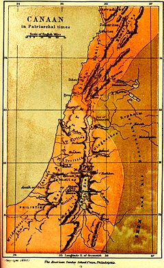 Map of Canaan