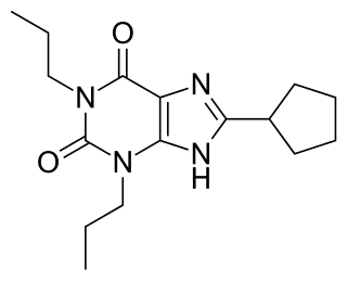 <span class="mw-page-title-main">Dipropylcyclopentylxanthine</span> Chemical compound